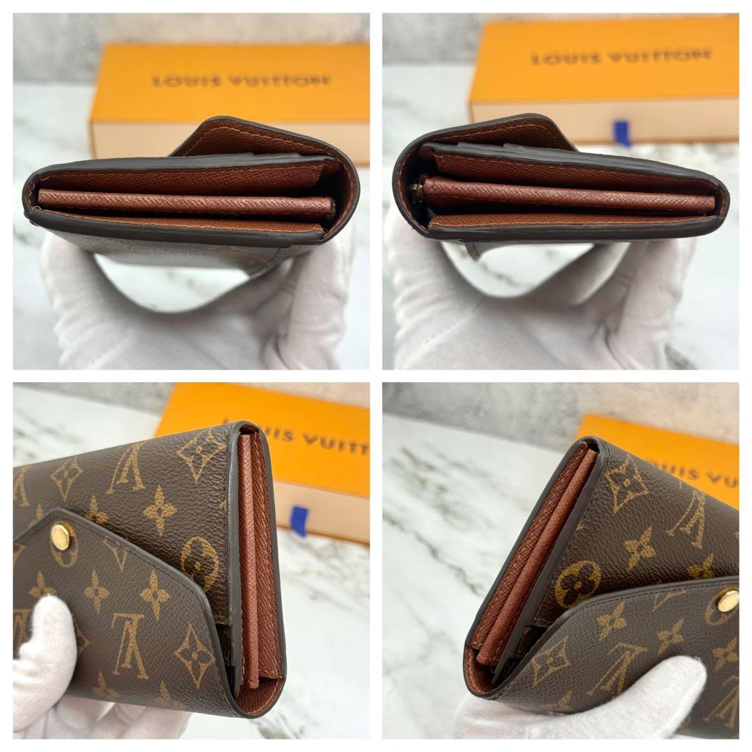 【美品】ルイヴィトン 新型 モノグラム ポルトフォイユ サラ 長財布 折り財布
