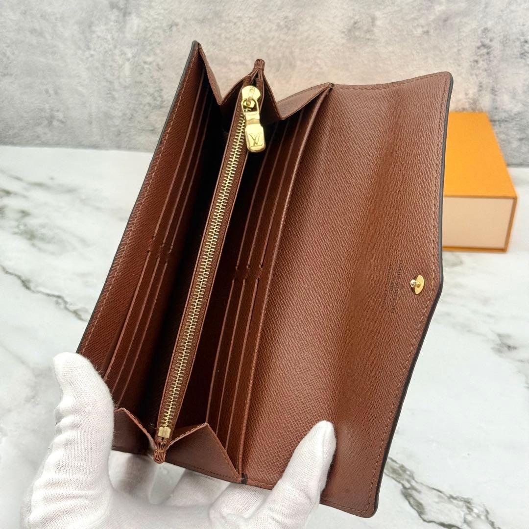 【美品】ルイヴィトン 新型 モノグラム ポルトフォイユ サラ 長財布 折り財布