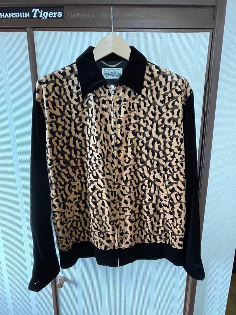 ワコマリアのレオパードベロアジャケット。ジャケット生地の肌触りは最高です。