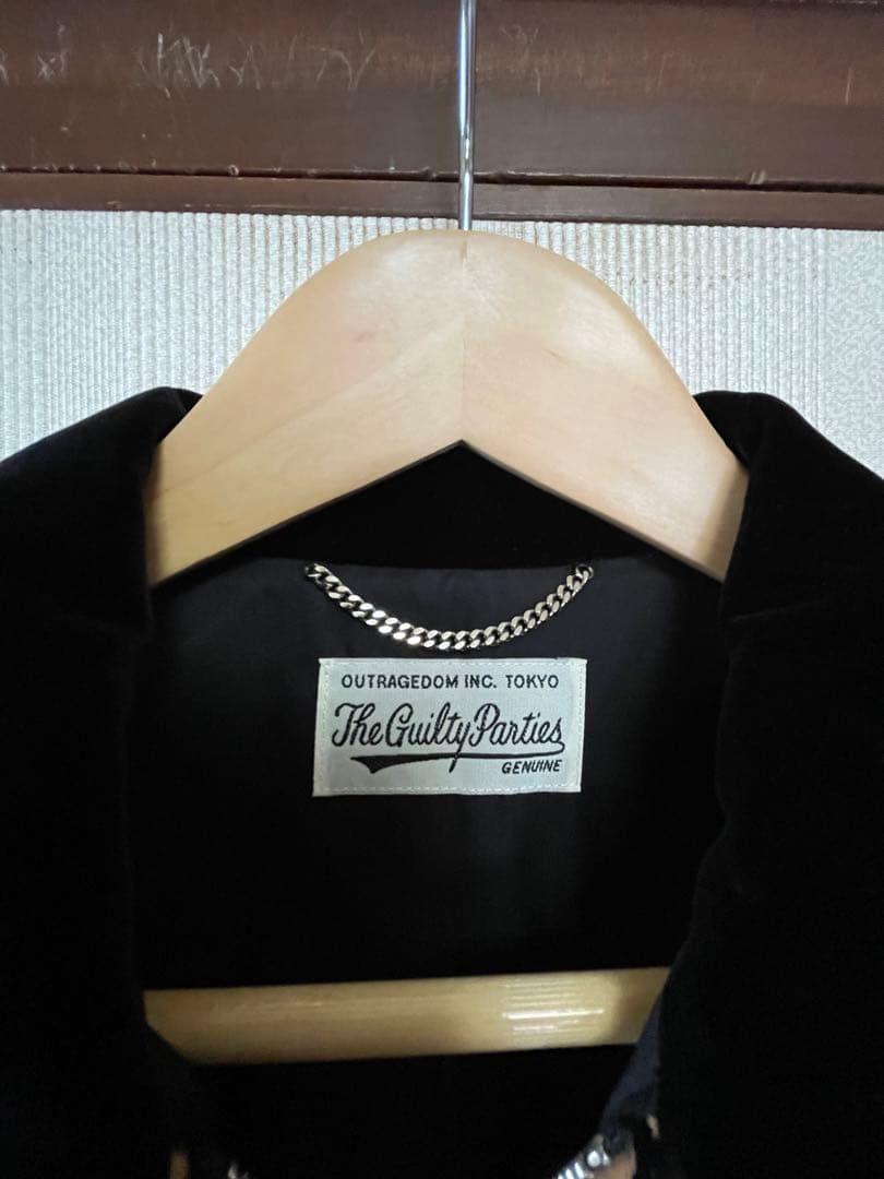 ワコマリアのレオパードベロアジャケット。ジャケット生地の肌触りは最高です。