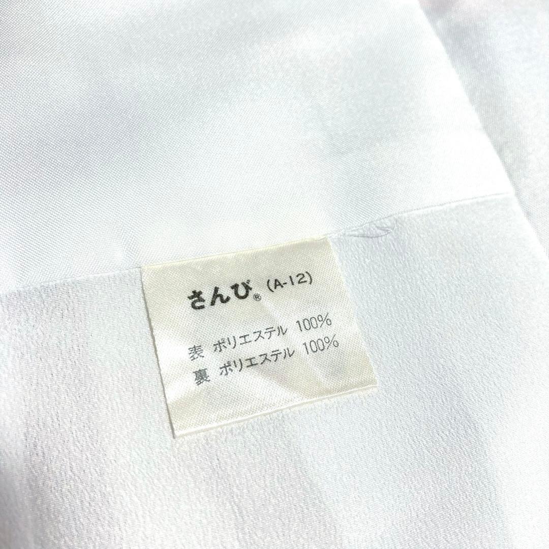 【美品✨】東レシルック　さんび　洗える着物　小紋　香色　椿柄　花文　袷　O5