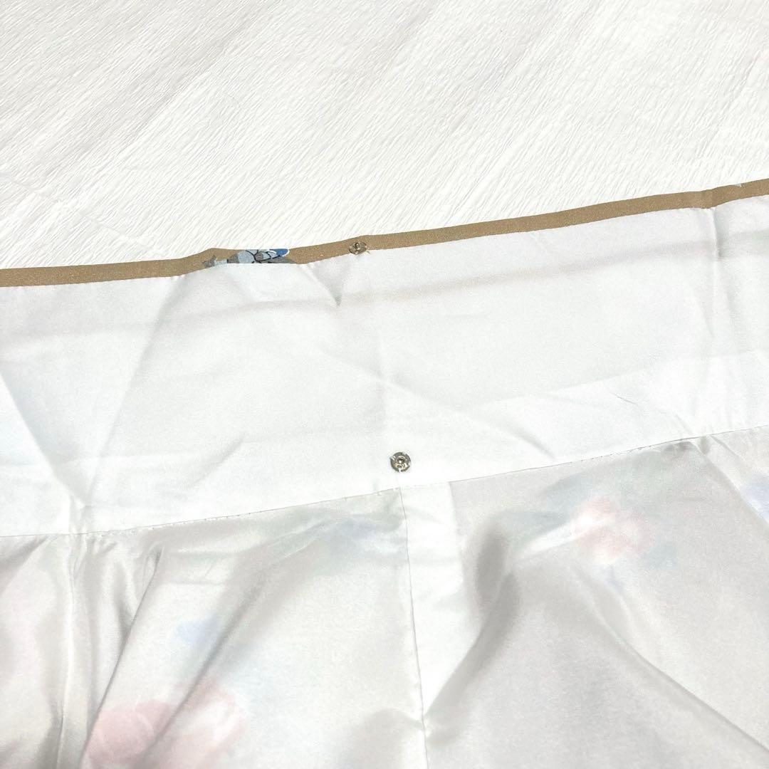 【美品✨】東レシルック　さんび　洗える着物　小紋　香色　椿柄　花文　袷　O5