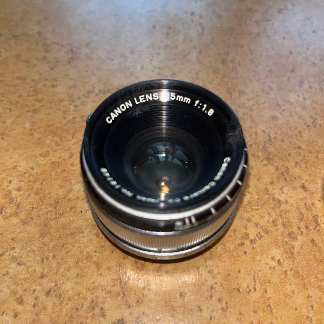 Canon レンズ　レンジファインダー　35mm f:1.8