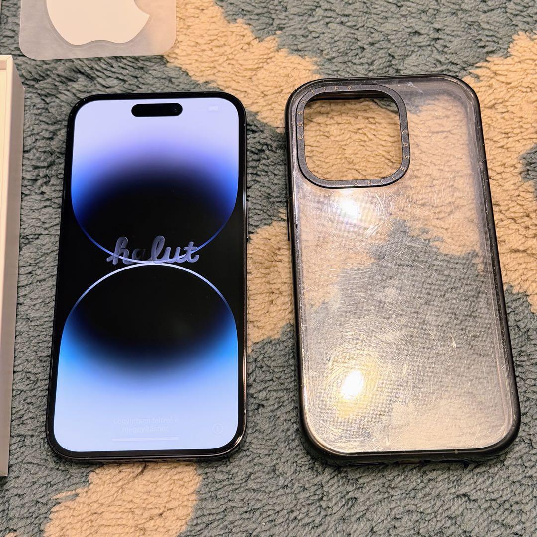 iPhone 14 Pro スペースブラック 本体 casetifyケースセット