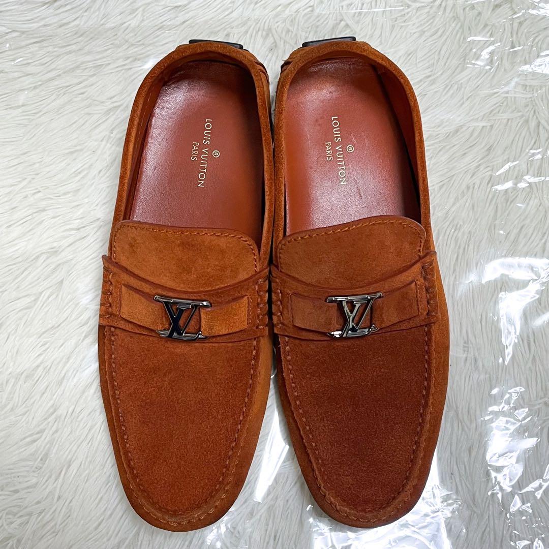 売約済！　ルイヴィトン ドライビングシューズ ホッケンハイム LV金具 スエード