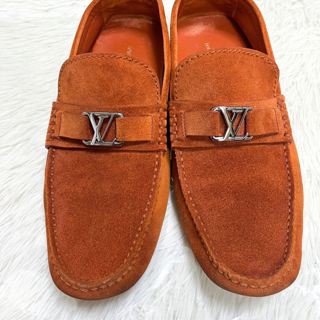 売約済！　ルイヴィトン ドライビングシューズ ホッケンハイム LV金具 スエード