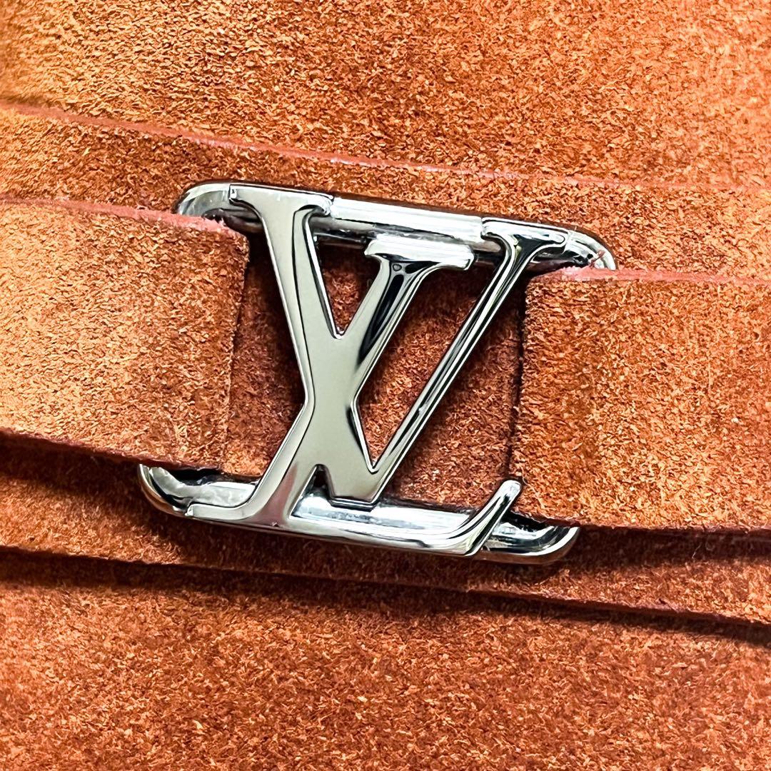 売約済！　ルイヴィトン ドライビングシューズ ホッケンハイム LV金具 スエード