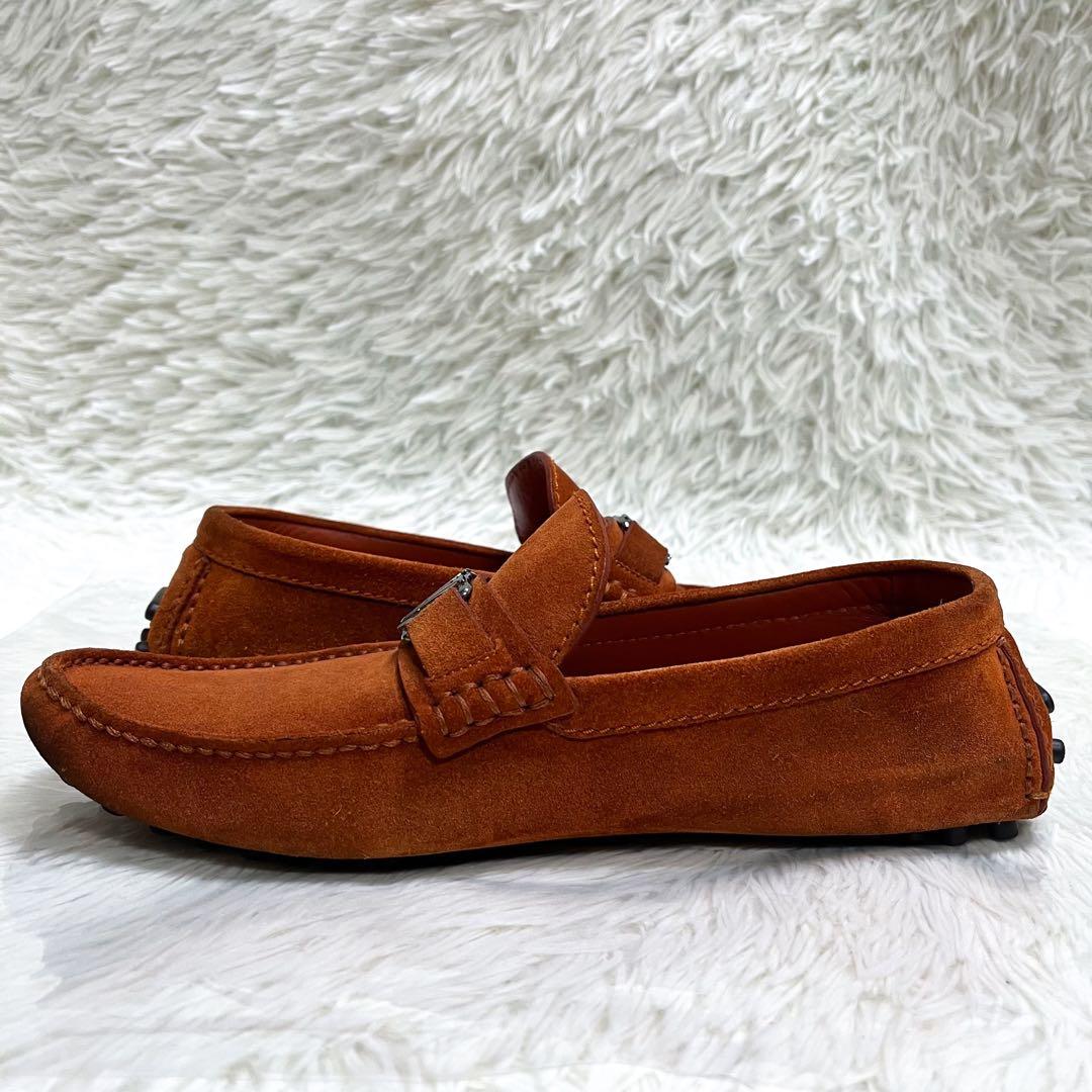 売約済！　ルイヴィトン ドライビングシューズ ホッケンハイム LV金具 スエード