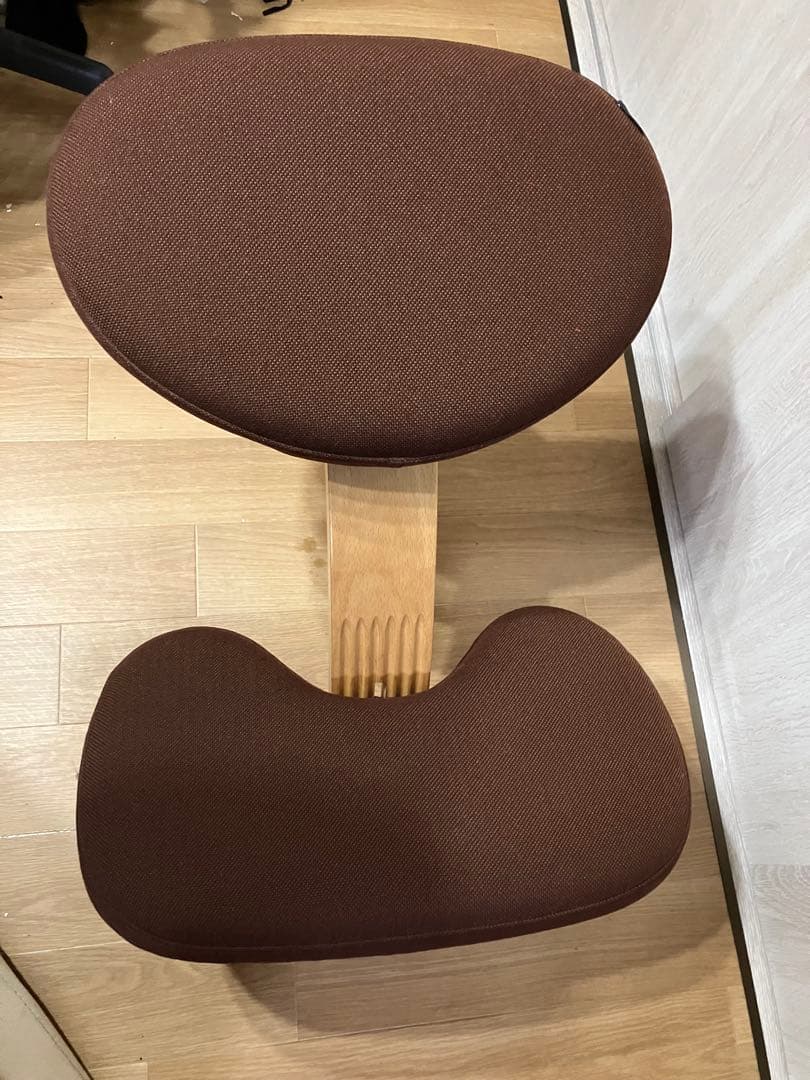 美品　バランスイージー バランスチェア リボ社 新品カバー付(ブルー)