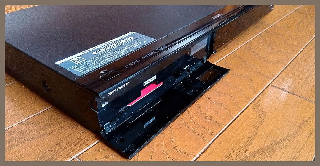 SHARP ブルーレイレコーダー W録　動作保証　BD-W520