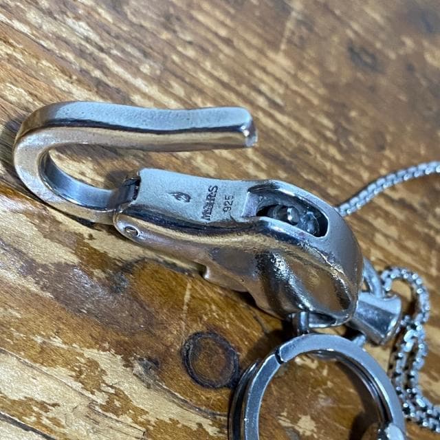 M・A・R・S MARS シルバー925 ナロー ウォレットチェーン ロング