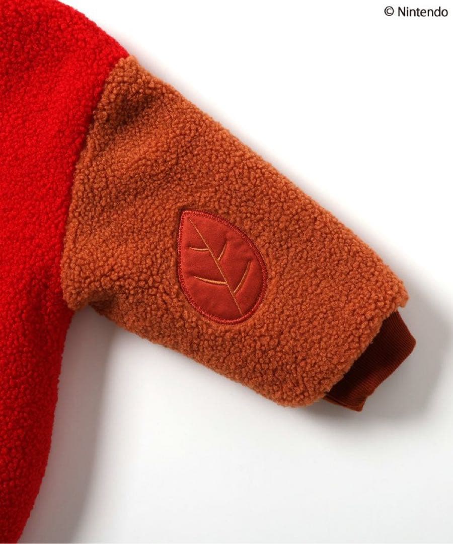 『aya』BREEZE ピクミンコラボ リバーシブルボアブルゾン