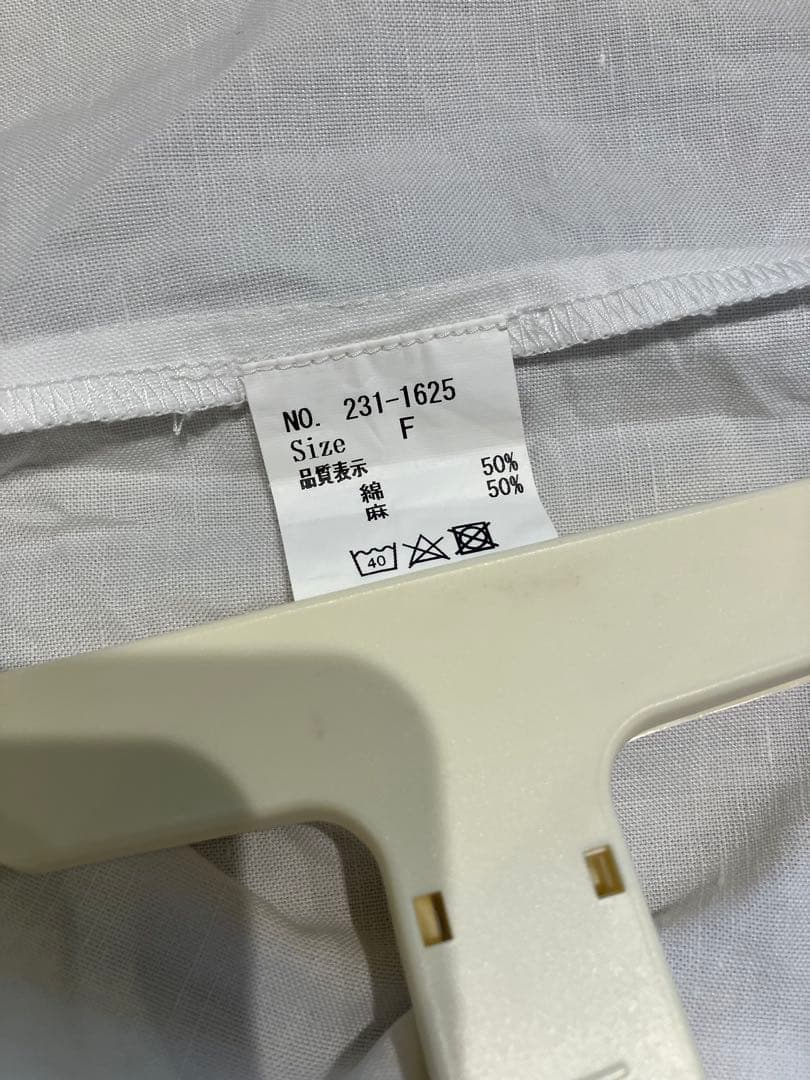 homspun コットンリネンマットノースリーブワンピース　ホームスパン