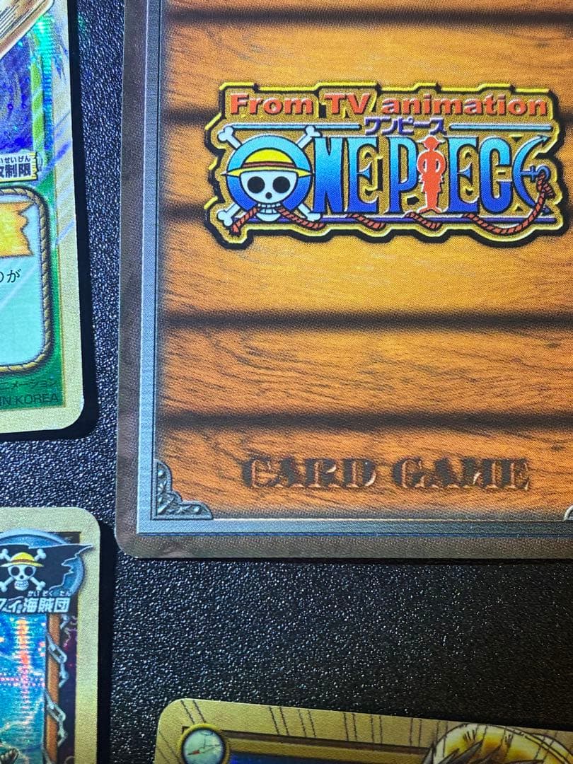 絶版　希少　旧　ワンピースカード　ルフィ　ゴーイング・メリー号　4枚セット