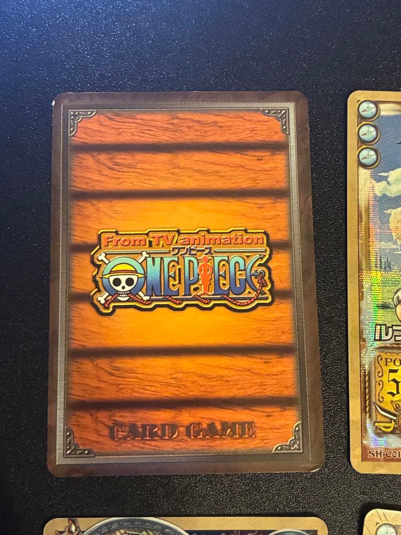 絶版　希少　旧　ワンピースカード　ルフィ　ゴーイング・メリー号　4枚セット