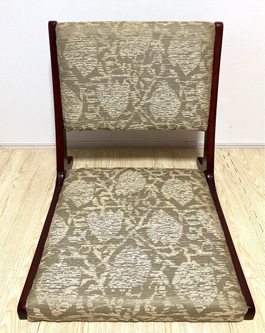 希少 送料無料 2脚セット カリモク karimoku 折りたたみ 座椅子 和室