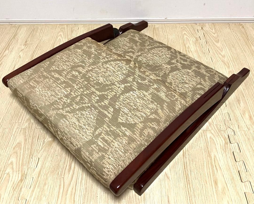 希少 送料無料 2脚セット カリモク karimoku 折りたたみ 座椅子 和室