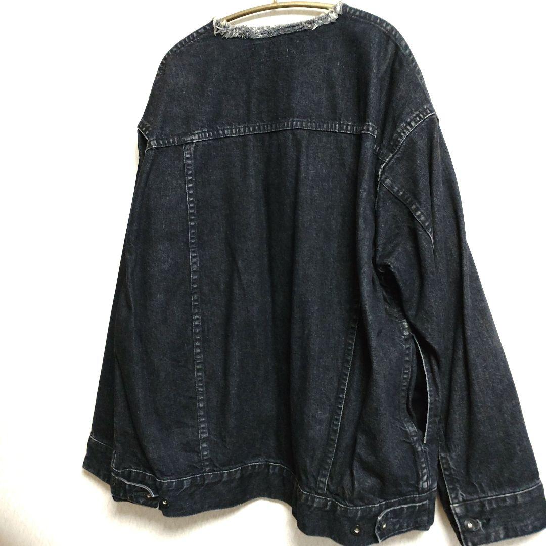 ジャーナルスタンダード ノーカラー デニム ジャケット