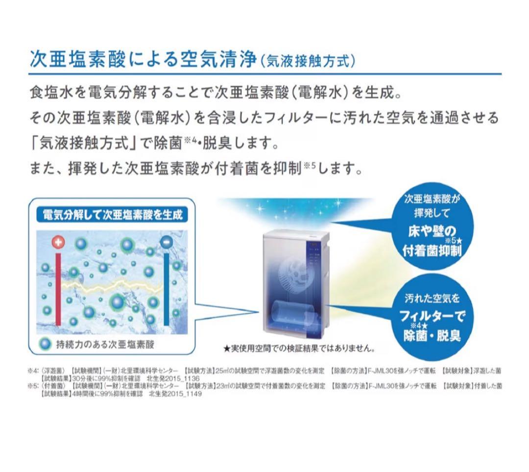 未開封】Panasonicジアイーノ 次亜塩素酸 空気清浄機 F-MVB11