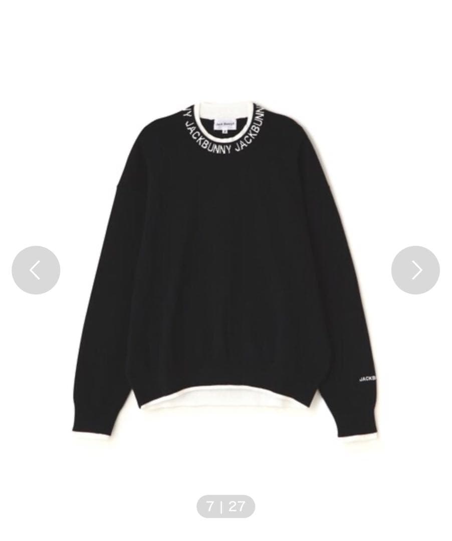 ★新品★Jack Bunny!!★ヨギボー モックネックニットプルオーバー★