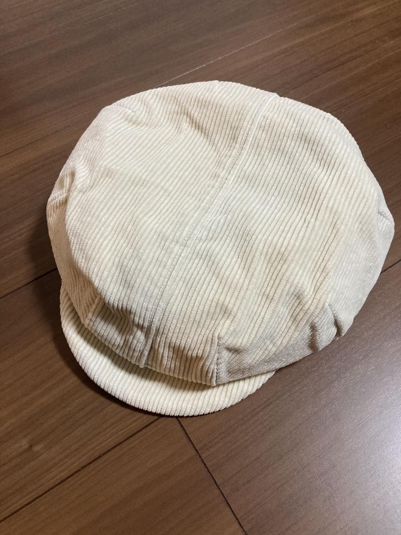 帽子 CORDUROY CASQUETTE W/PLATINUM CHARM