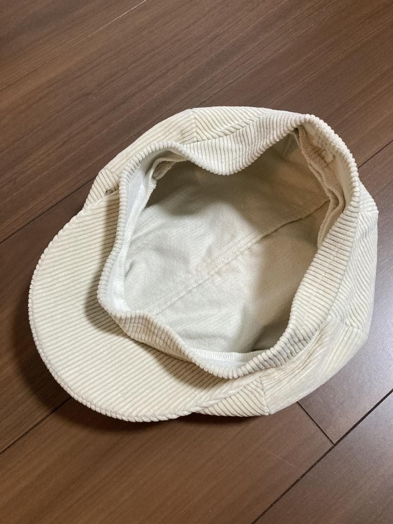 帽子 CORDUROY CASQUETTE W/PLATINUM CHARM