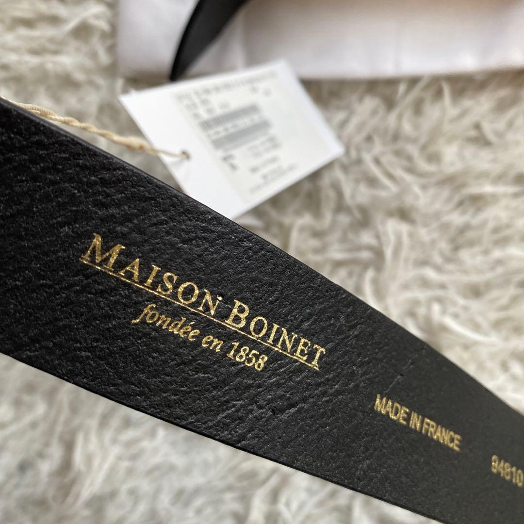 【りんごっちMAISON BOINET/メゾンボワネ】35MM ベルト　黒