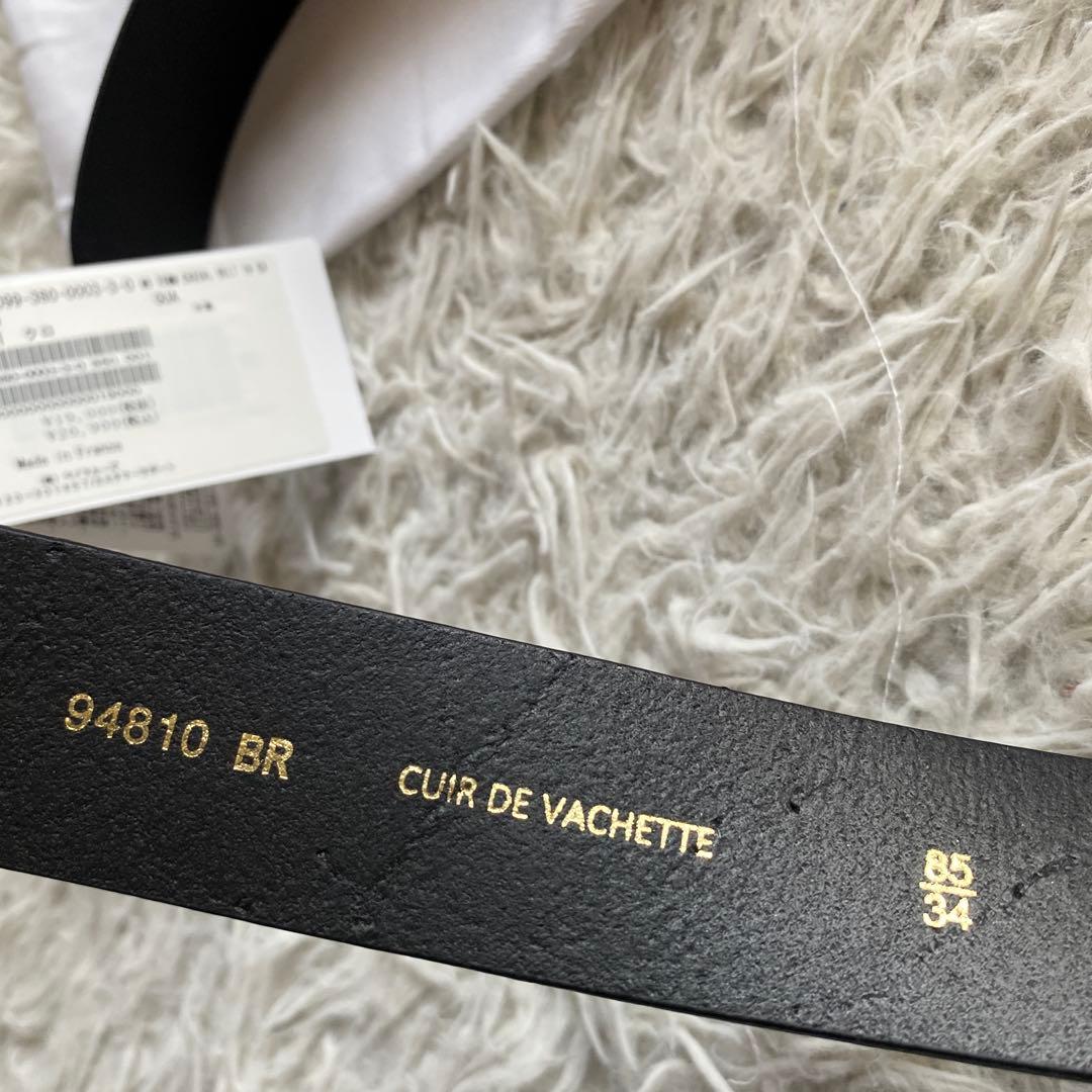 【りんごっちMAISON BOINET/メゾンボワネ】35MM ベルト　黒