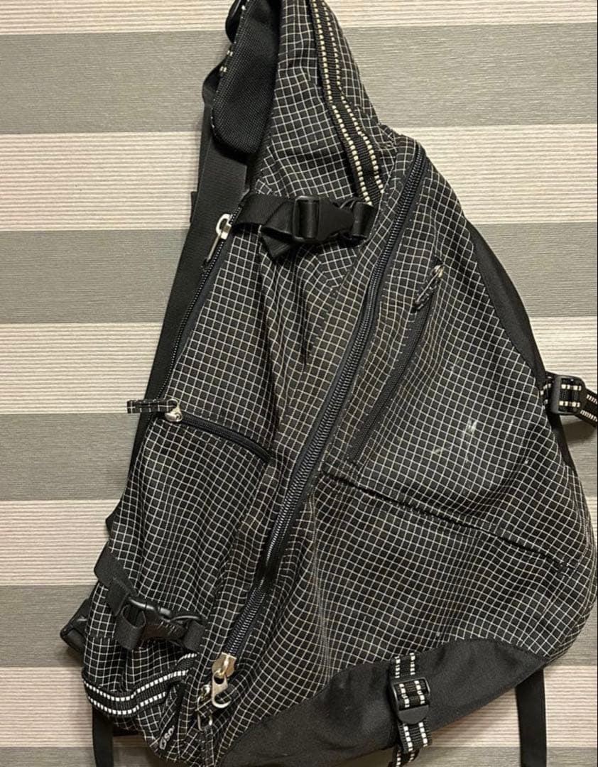 90s southfield sling bag y2k スリングバッグ 格子柄