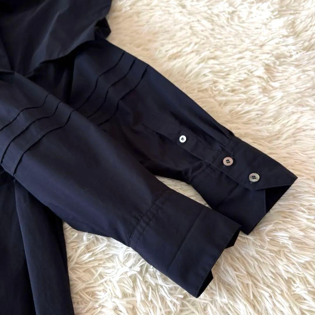 美品✨アドーア　コットンストレッチブロードワンピース　ビッグカラー　セーラー