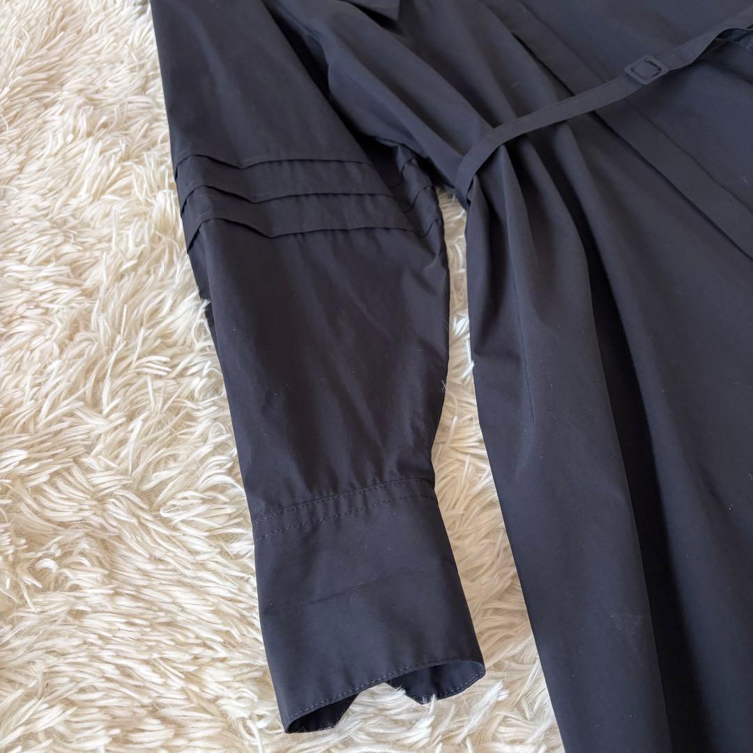 美品✨アドーア　コットンストレッチブロードワンピース　ビッグカラー　セーラー