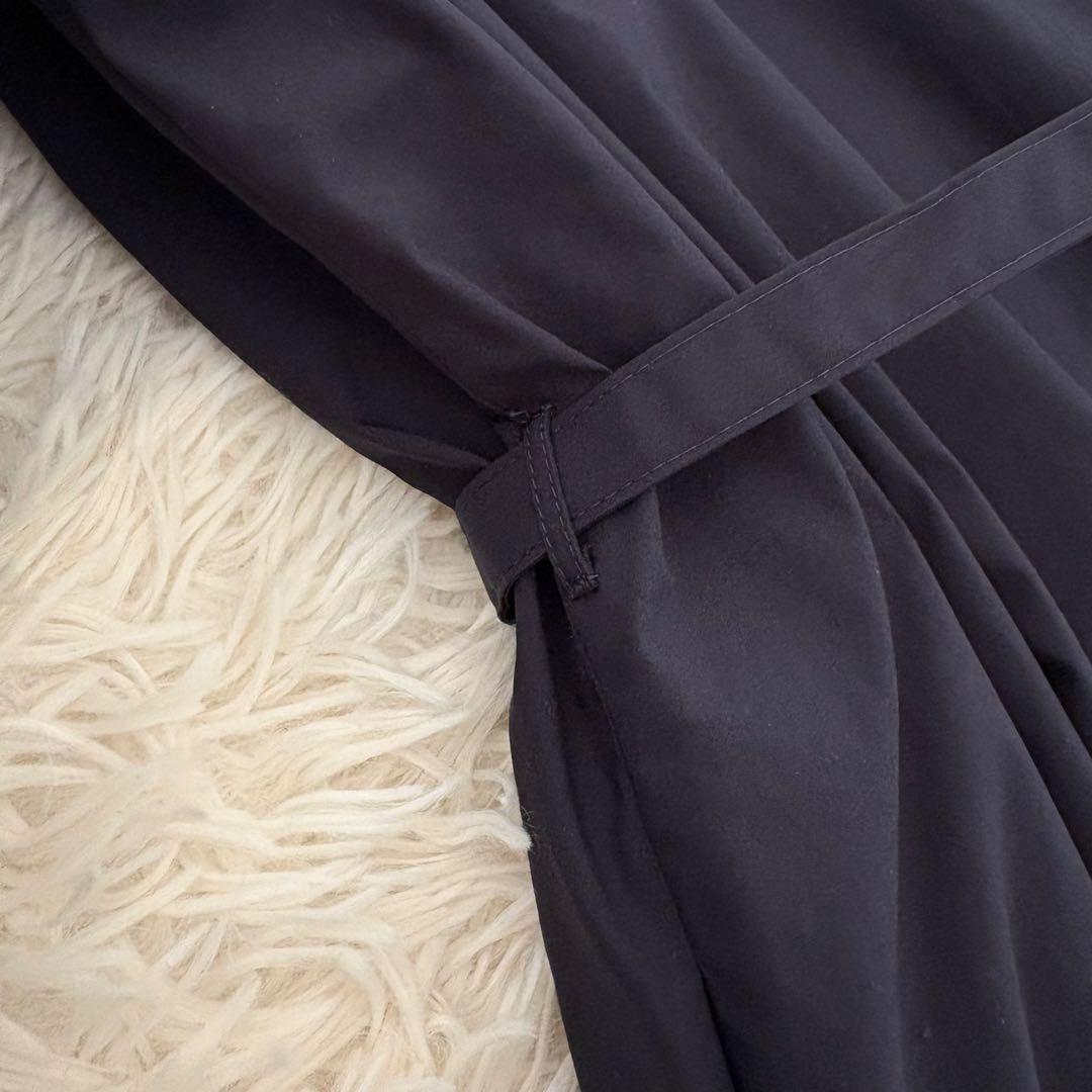 美品✨アドーア　コットンストレッチブロードワンピース　ビッグカラー　セーラー