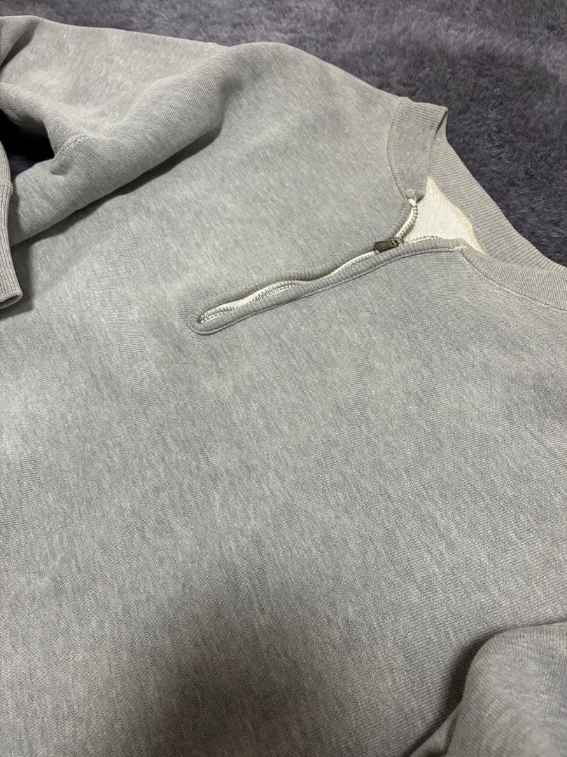 E*a様 50s 60s グレー ハーフジップ スウェット