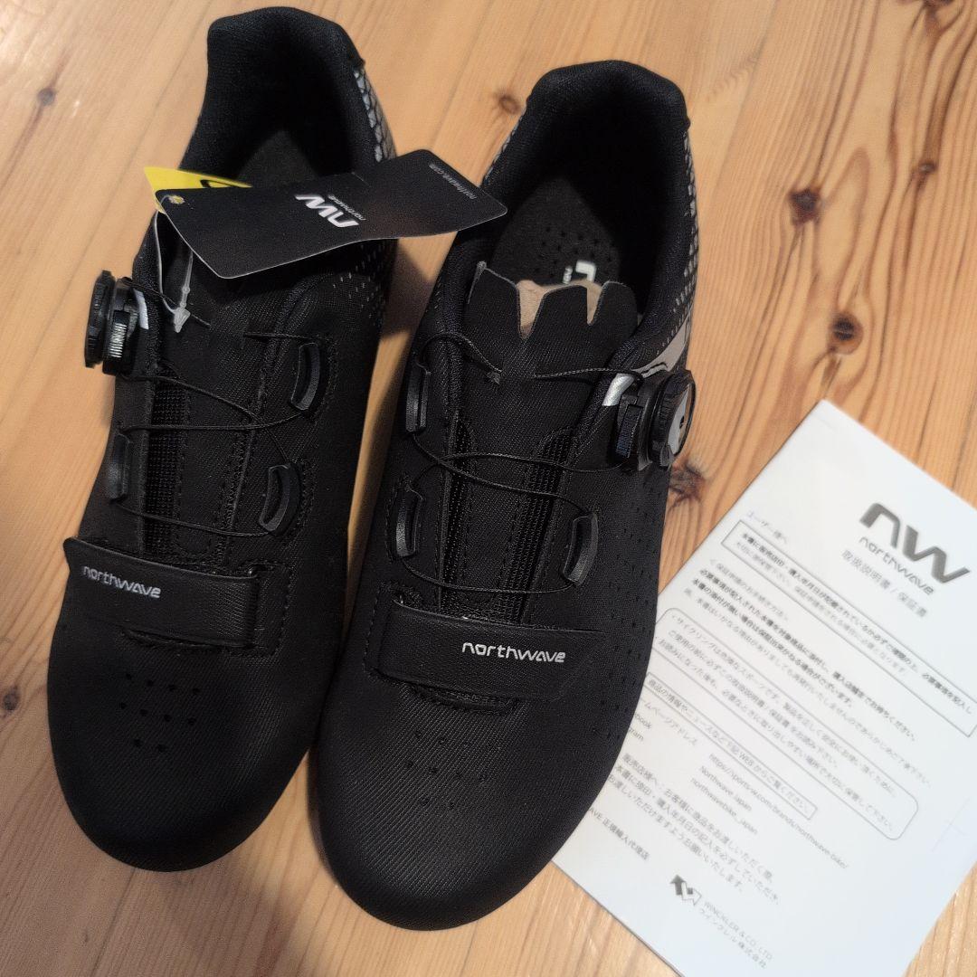 northwave ブラック ロードバイクシューズ EUR 40 新品