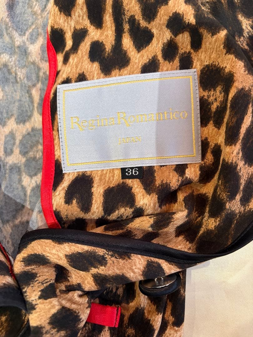 ❤️レジーナロマンティコ❤️レオパード柄❤️別注スーツ❤️36