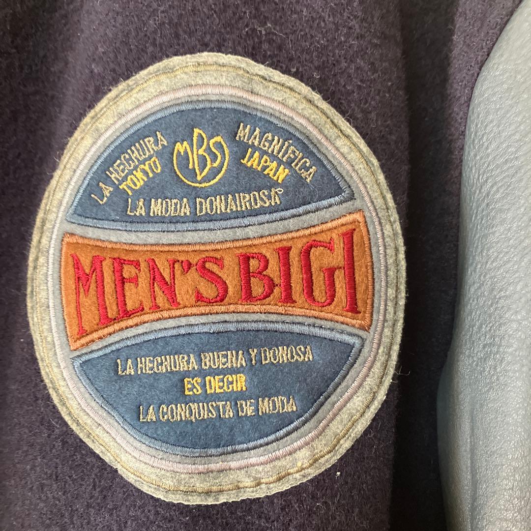 D*g様 【希少】80年代　MEN'S BIGI スタジャン ネイビー/グレー