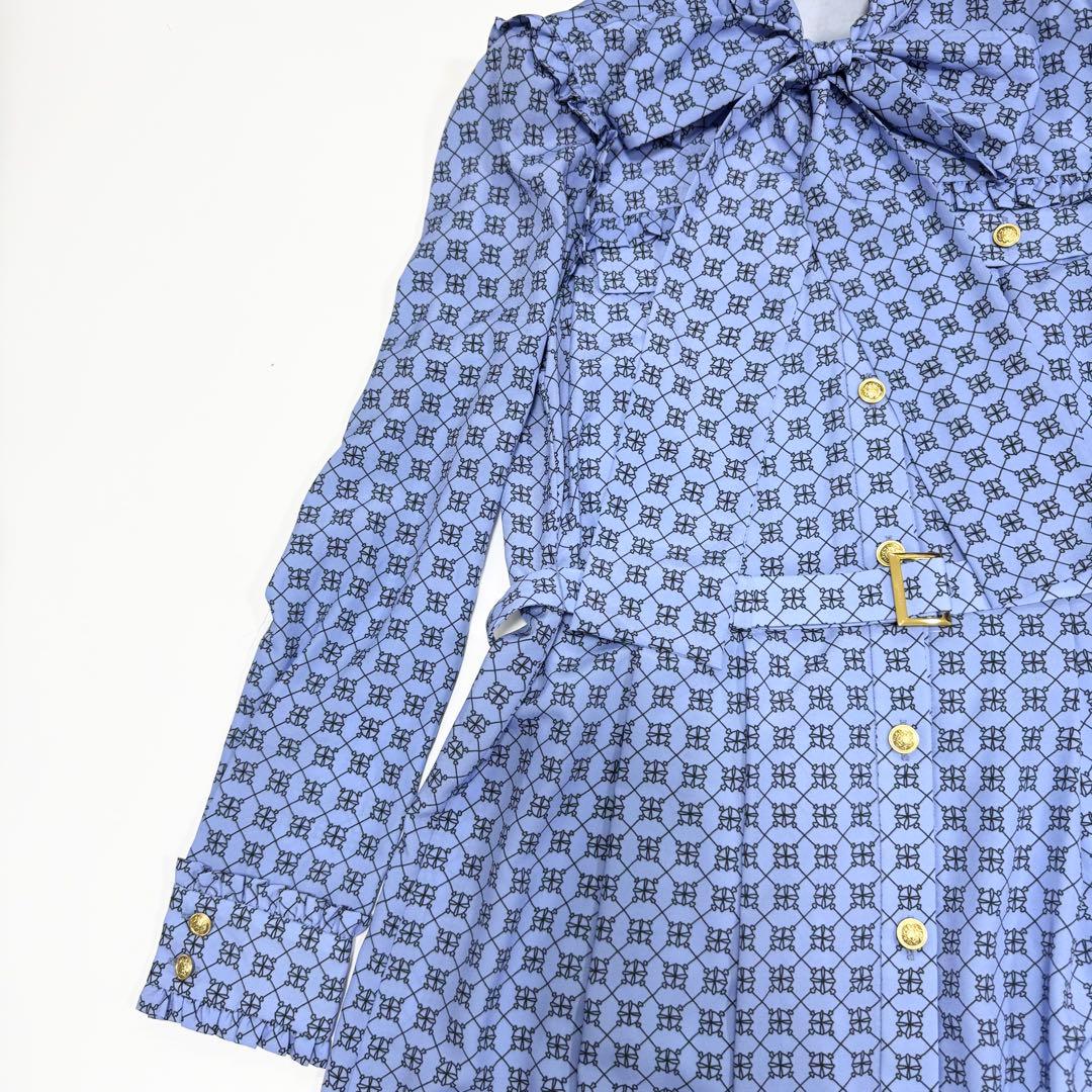 【極美品✨】ダイアグラム　キカチェックプリントドレス　38 2023年