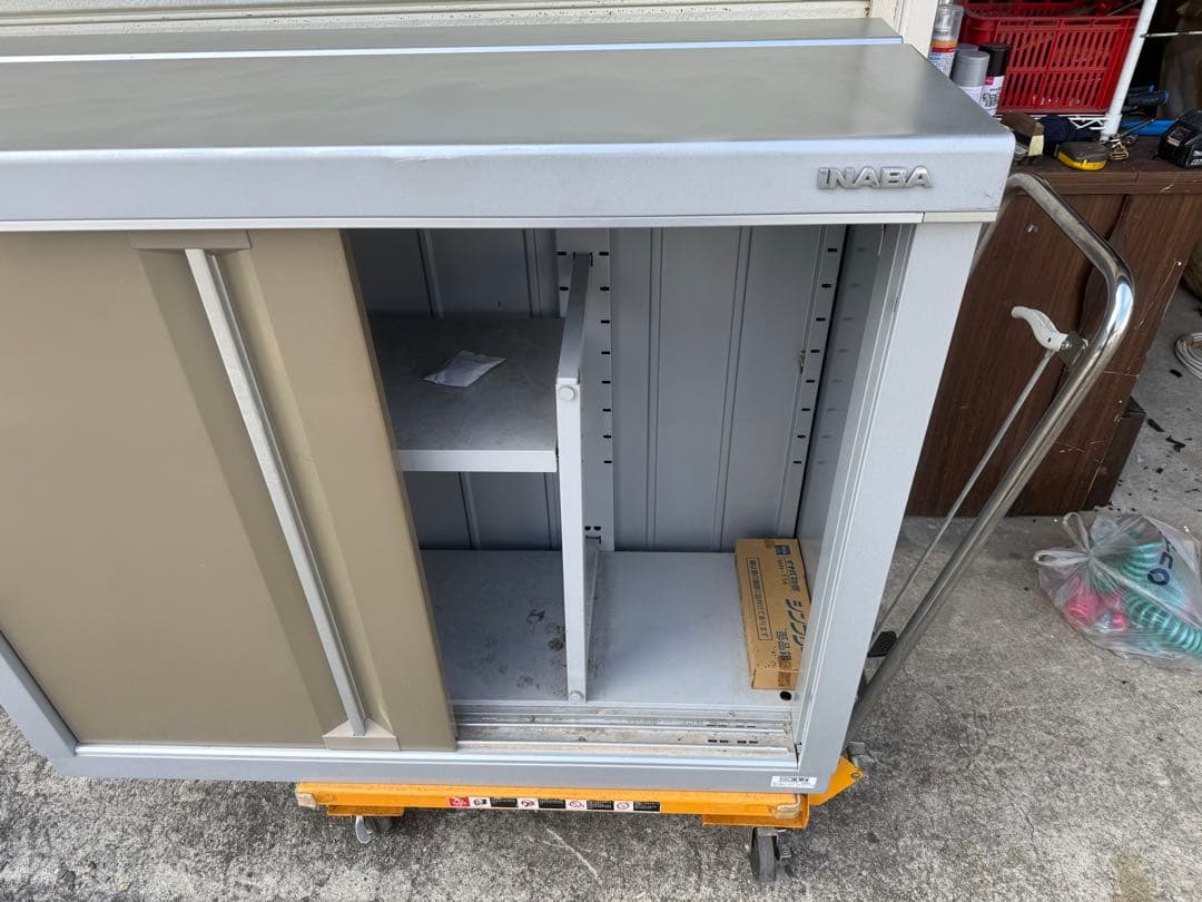 URALA スチール収納ボックス ベージュ 大阪での自宅引き取りのみ、郵送不可