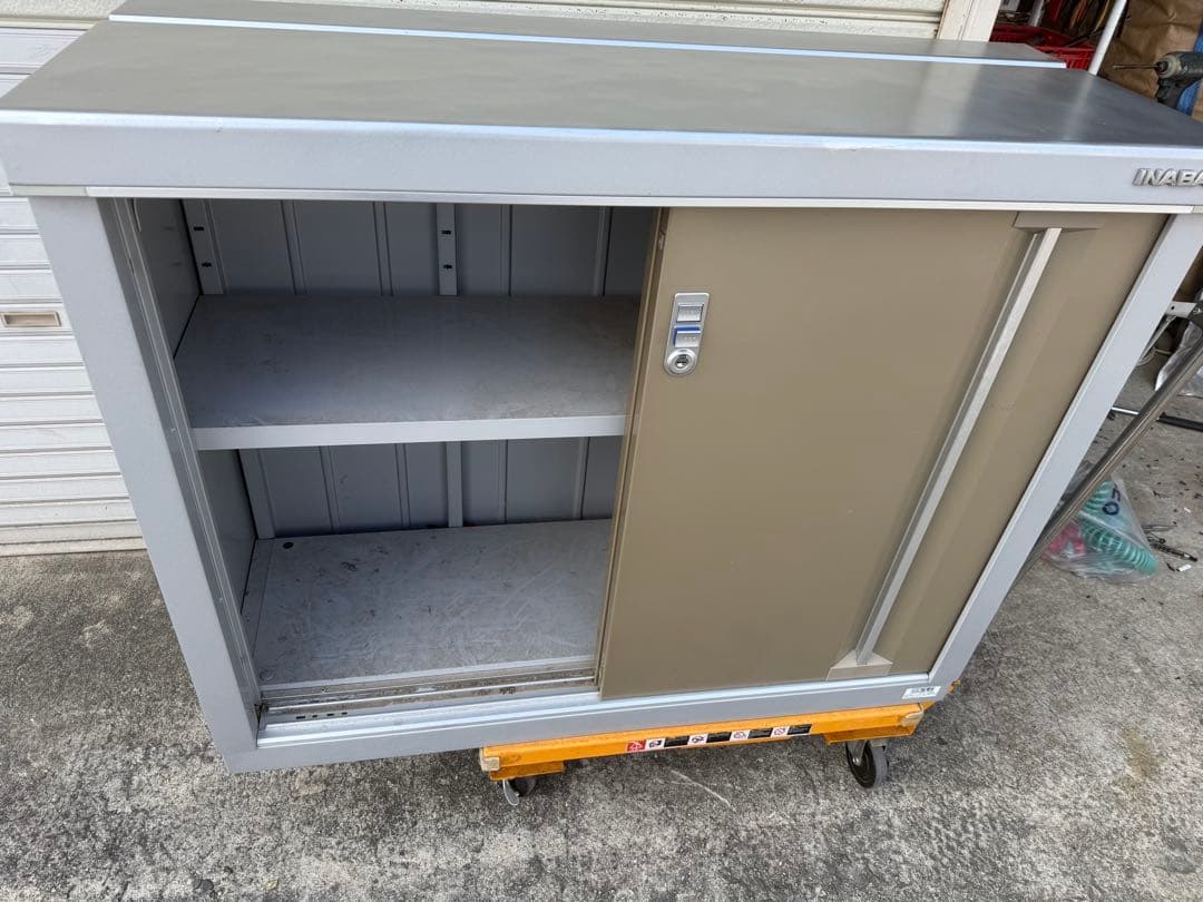 URALA スチール収納ボックス ベージュ 大阪での自宅引き取りのみ、郵送不可