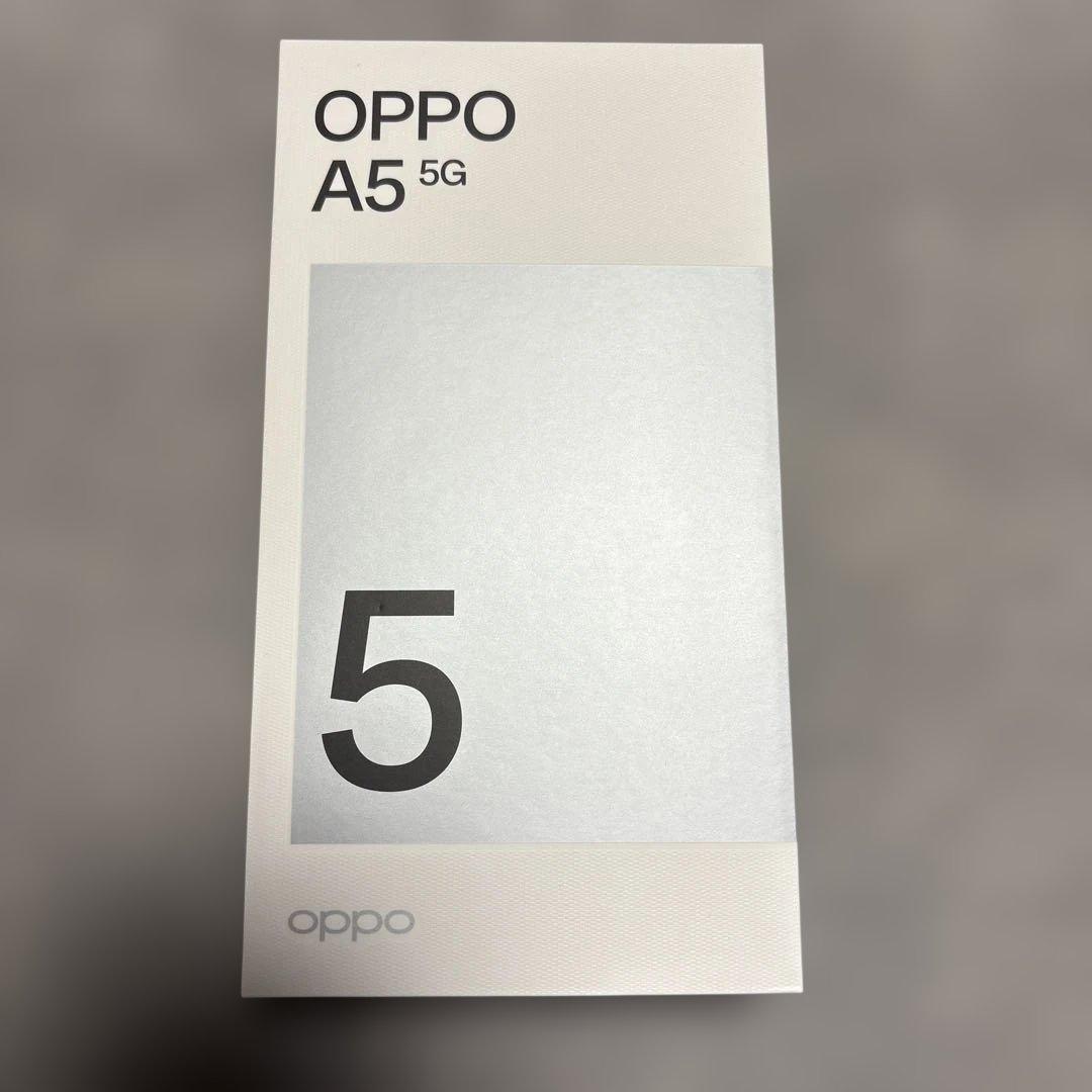 新品未開封！OPPO A5 5G 4G/128GB グリーン
