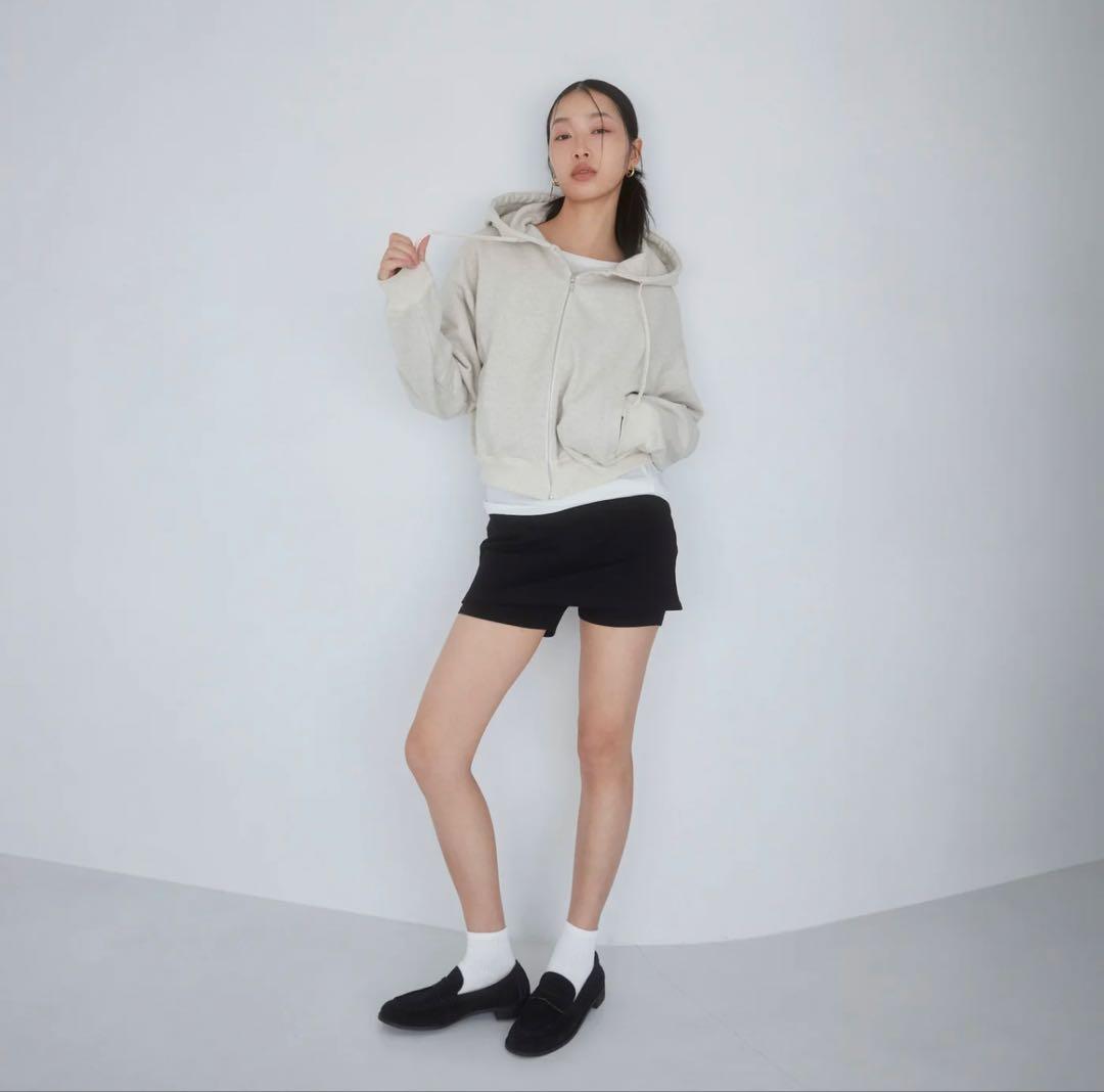 【SeaRoomlynn】スカートwithハーフレギンス/ブラック/完売商品