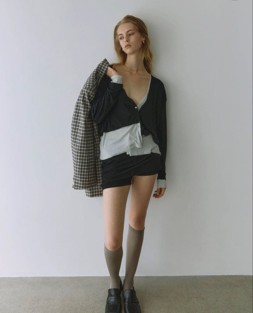 【SeaRoomlynn】スカートwithハーフレギンス/ブラック/完売商品