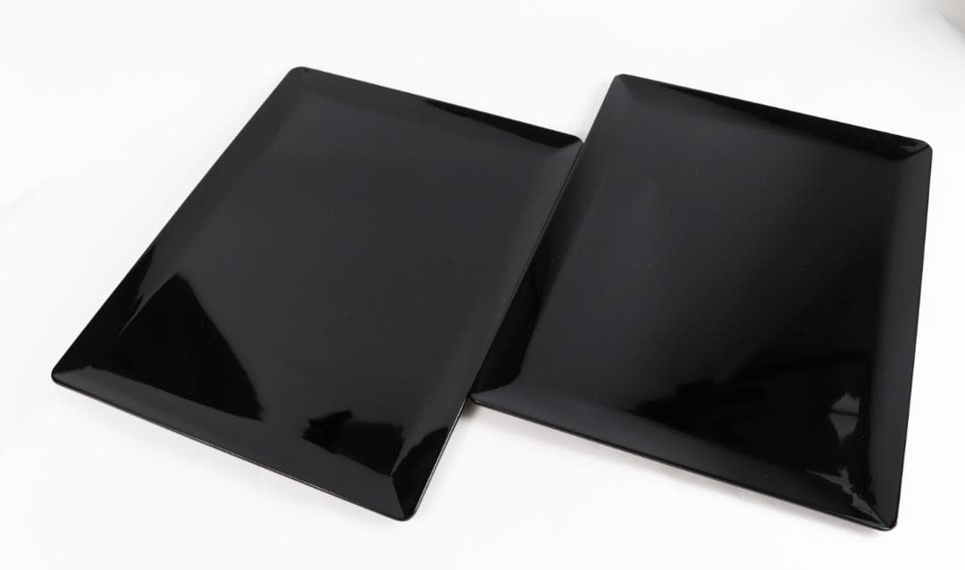 輪島塗 曽我路幸 黒 卓上膳 共箱 茶道具 5枚