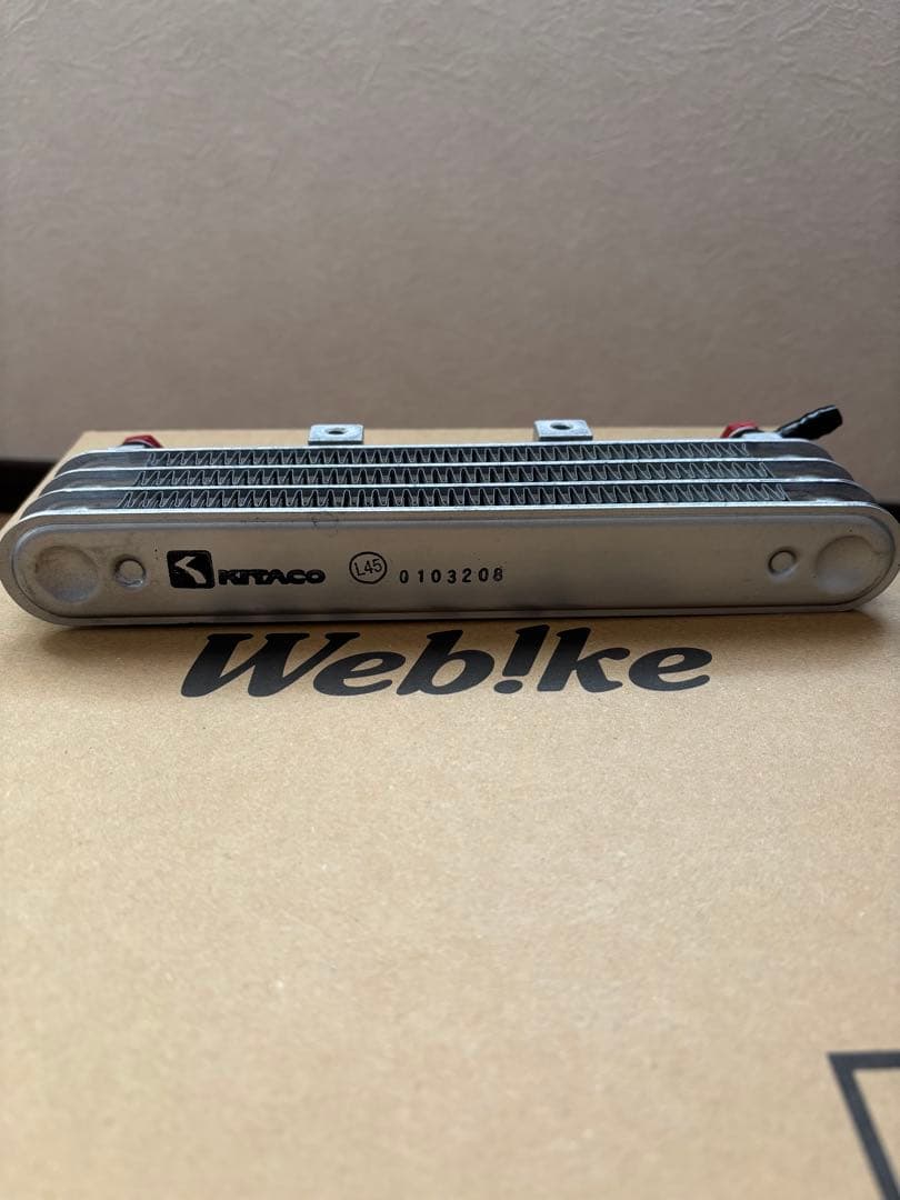 キタコ　オイルクーラー3段コア　タペットホールカバー　CT125