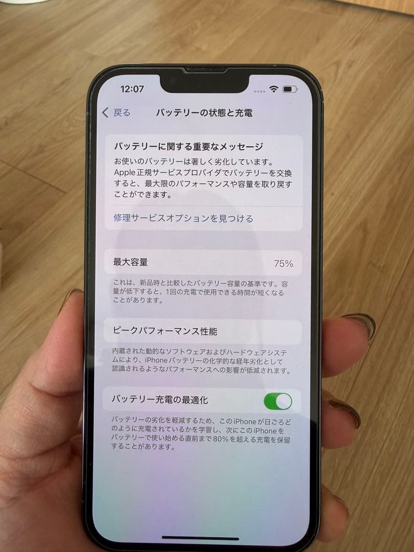 【美品】iPhone 13 Pro シエラブルー 本体 256GB＋充電ケーブル