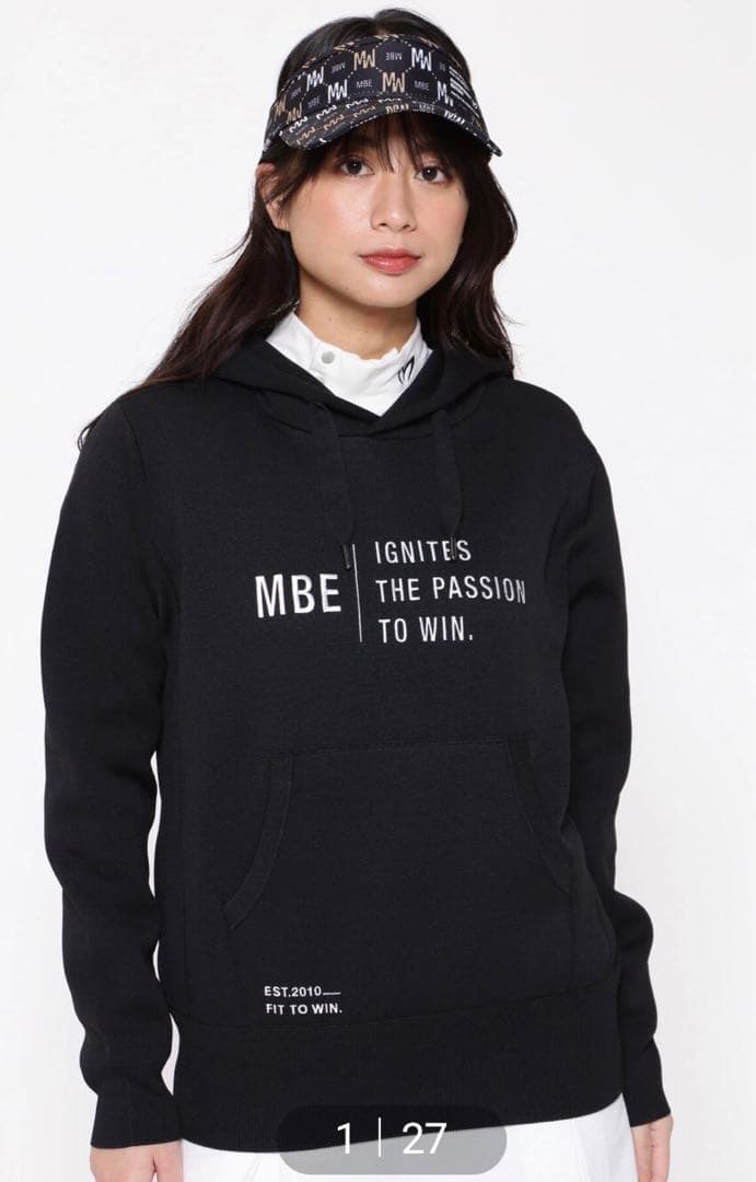 マスターバニー　レディース　接結ニットフーディプルオーバー 2