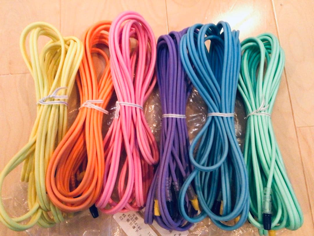 ◉ミナト医科学 各種カイネ用 新品 オーダー品 4m 吸引導子コード6色セット