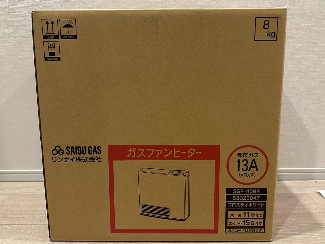 (新品未開封) リンナイ ガスファンヒーター SGF-409R