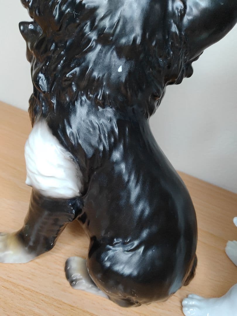 2匹の仲良しチワワ dearDg チワワ 陶器製 チワワ置物