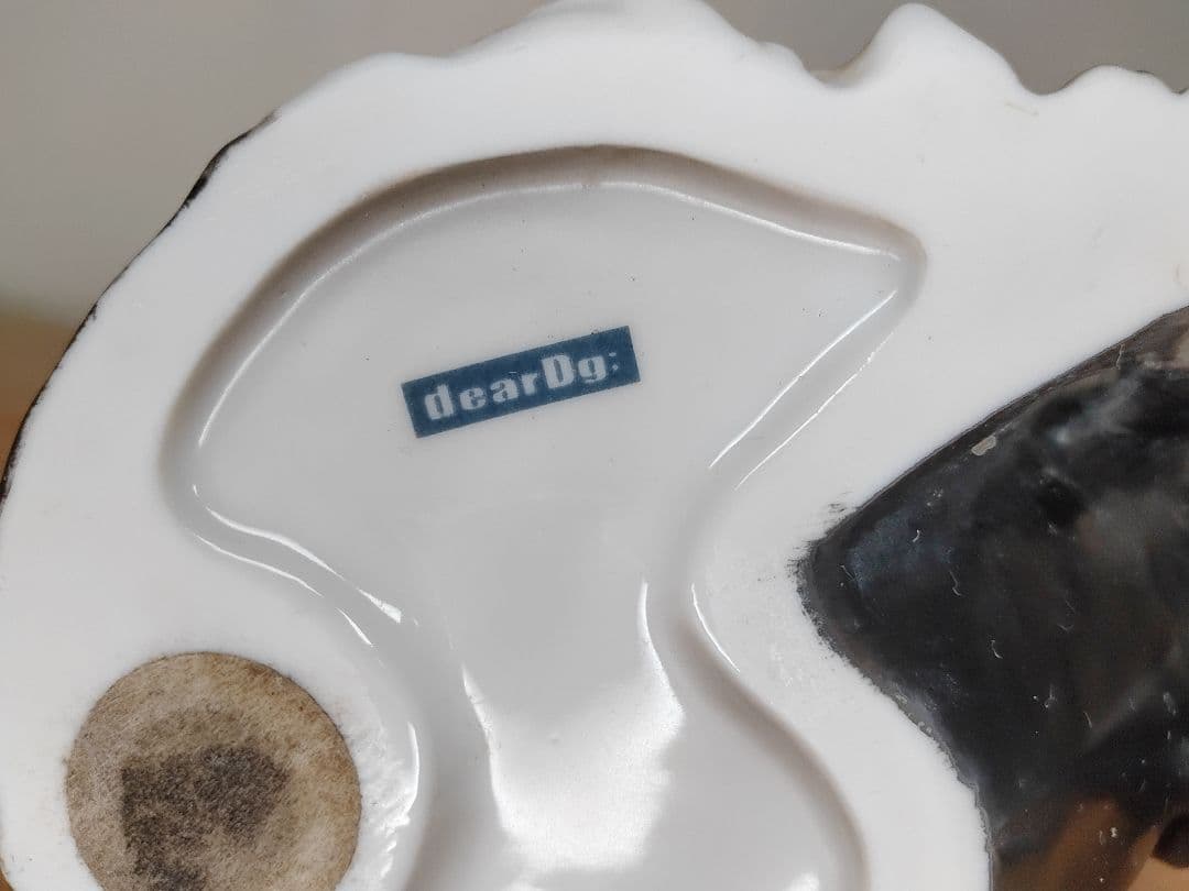 2匹の仲良しチワワ dearDg チワワ 陶器製 チワワ置物